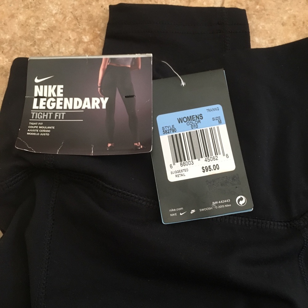 Nike legendary tight fit training leggings. Black